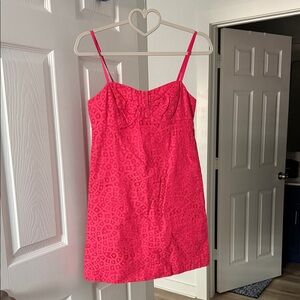 Lilly Pulitzer Karina Coral Pink Dress